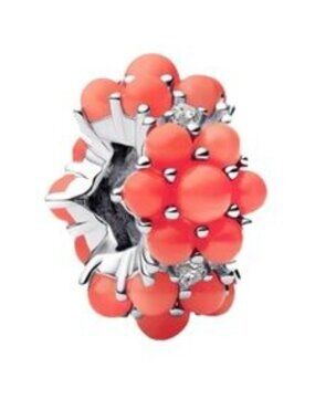 Pandora Coral-colored Ocean Charm - NWOT